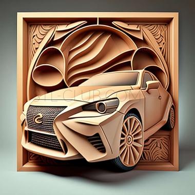 3D мадэль Lexus IS (STL)